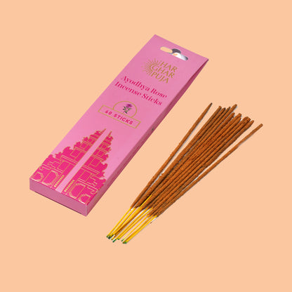 Har Ghar Puja Ayodhya Rose Incense Sticks (Set of 2)