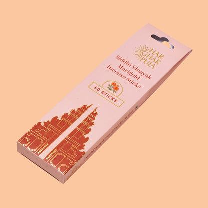 Har Ghar Puja Siddhi Vinayak Marigold Incense Sticks