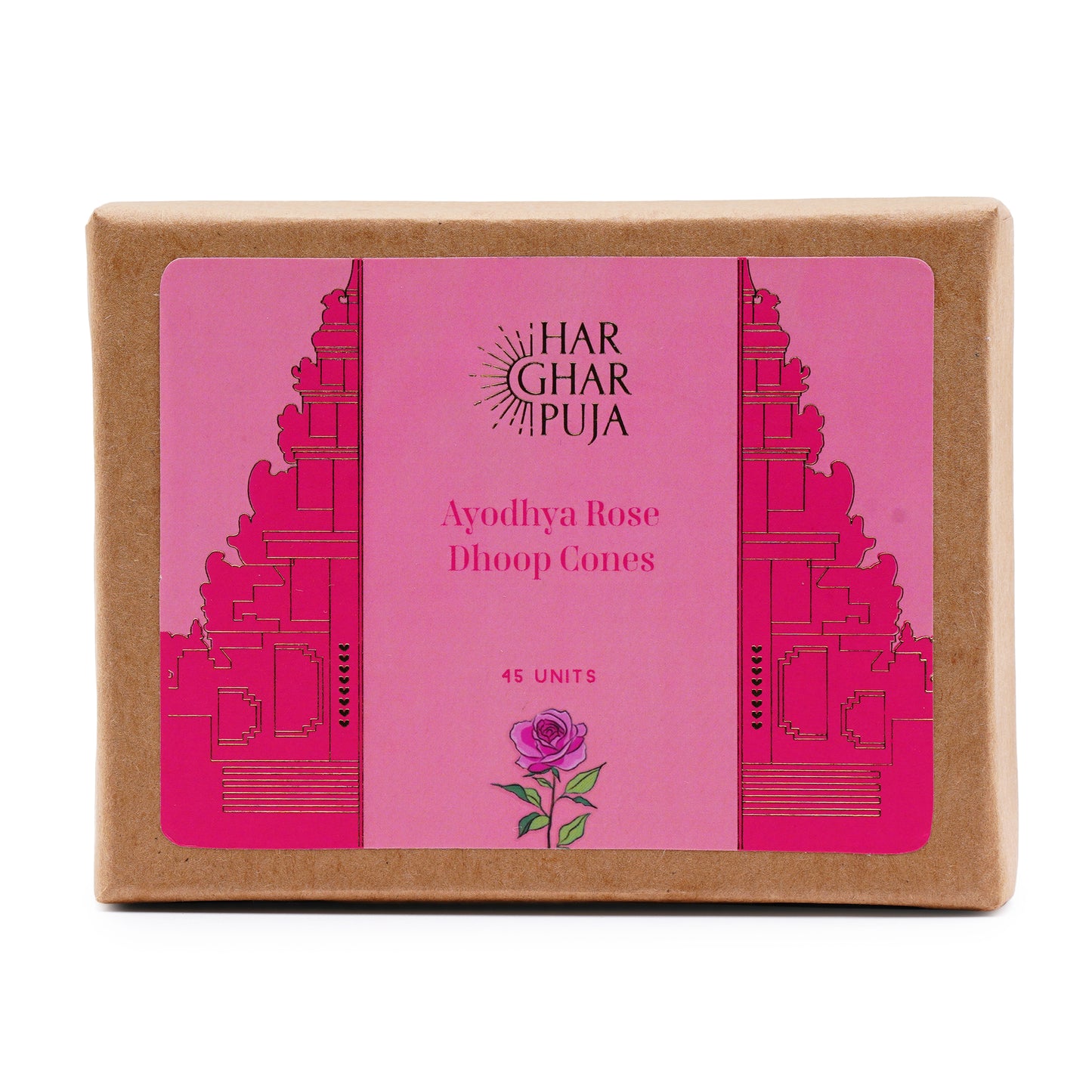 Har Ghar Puja Rose & Jasmine Dhoop Cones