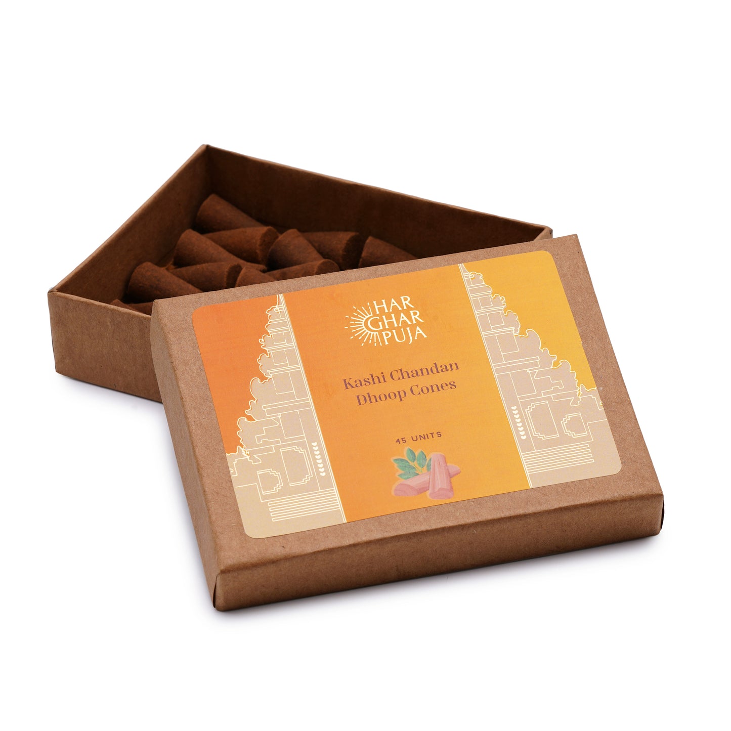 Har Ghar Puja Rose & Chandan Dhoop Cones