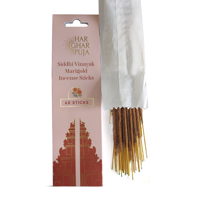 Har Ghar Puja Siddhi Vinayak Marigold Incense Sticks