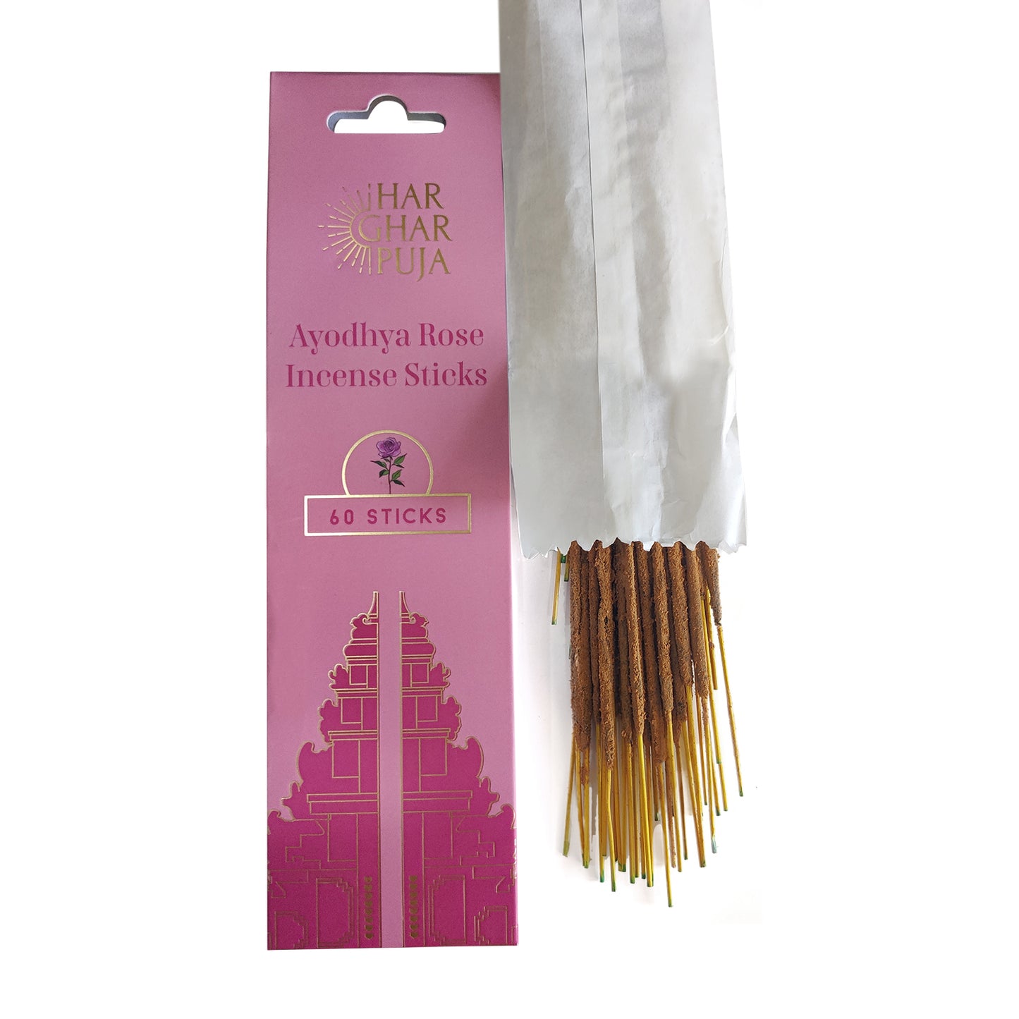 Har Ghar Puja Ayodhya Rose Incense Sticks